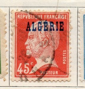 Algeria 1924-26 Early Issue Fine Used 45c. Optd 106857