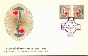 Thailand, Worldwide First Day Cover, Red Cross