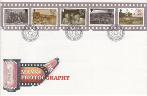 Isle of Man 1991 FDC Sc 440-444 Manx Photographers