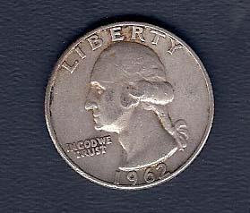 1962D Washington Quarter, Coin Liquidation by PBS Stamps!