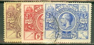 IX: Bermuda 71-2, 74, 76, 78-9 mint; 73 unused no gum; 75, 77 used CV $136