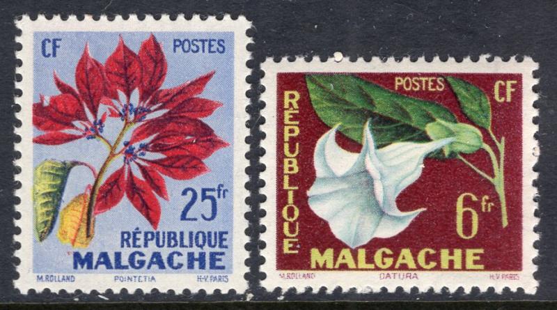 Madagascar 301-302 MNH VF