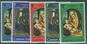 Cayman Isl SC#242//249 Christmas 1969,  Short set, MH