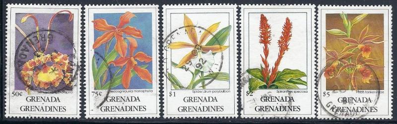 Grenada Grenadines #1262-1265,1267  (U) CV $11.05