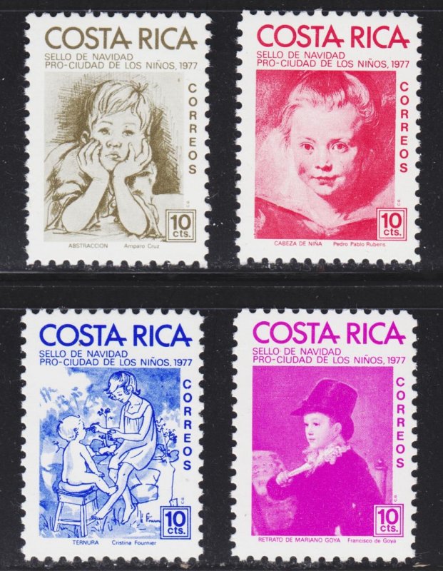 Costa Rica Scott RA73-76 complete set F to VF mint OG NH.
