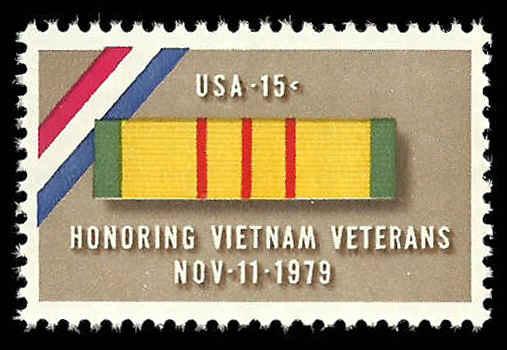 # 1802 MINT NEVER HINGED VIET NAM VETERANS Superb