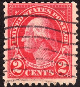 1923, US 2c, George Washington, Used Sc 554