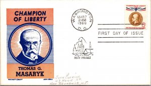 FDC 1960 SC #1148 Cachet Craft / Boll - Washington DC - Single - J5600