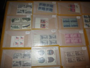 US COLLECTION IN PACKETS, ALL MINT MOSTLY MNH