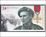 Norway Used NK 1985   Centenary of birth of Gunnar Sønsteby, War Hero 24 Kro...