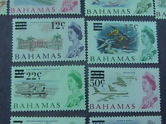 BAHAMAS  # 230-244-MINT/NEVER HINGED----COMPLETE SET----QEII----1966