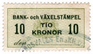 (I.B) Sweden Revenue : Bill of Exchange 10Kr