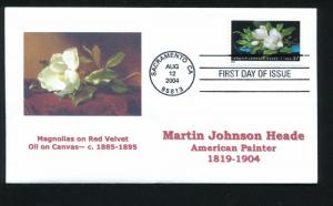 US 3872 Martin Johnson Heade, Southport Cachet FDC