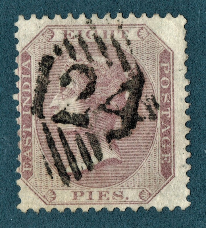 [mag753] INDIA 1860 8 Annas used in Aden SG#Z26