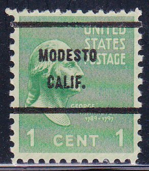 Precancel - Modesto, CA PSS 804-61 - Bureau Issue