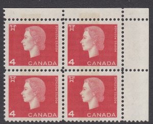 Canada 404iii UR corner block mnh