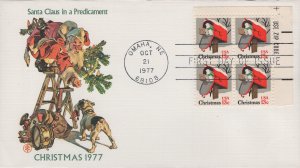 Fleetwood Printed Cachet FDC for the 1977 Rural Mailbox Christmas Stamp
