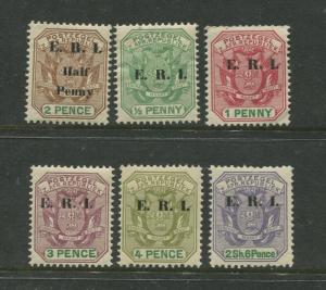 Transvaal - Scott 246-251 -Overprint Issue -1901 - MNH -Set of 6 Stamps