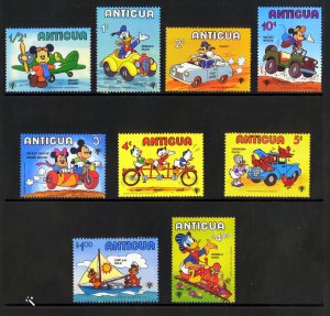 Antigua 1980 Sc#562/570 DISNEY CHARACTERS/YEAR OF THE CHILD Set (9) MNH