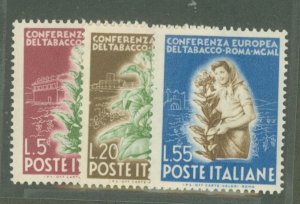 Italy #544-46 Unused Single (Complete Set)