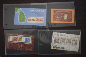 SRI LANKA  LOT OF 13 SOUV SHEETS FRON THE 1980's