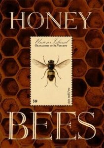 Union Island 2011 - Honey Bees Stamp Souvenir sheet MNH