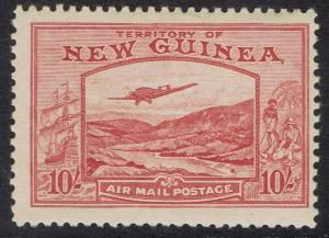 NEW GUINEA 1939 BULOLO AIRMAIL 10/- 