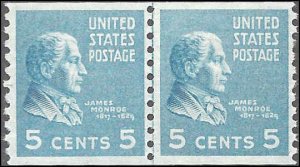 845 Mint,OG,NH... Line Pair... SCV $27.50