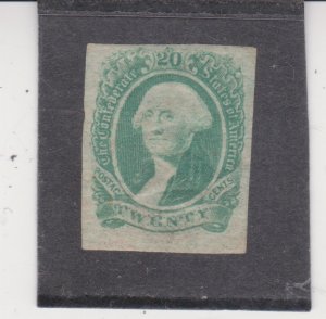 US CSA Confederate Stamp Scott #  13 MHNG good margins