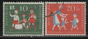 Germany Bund Scott # B354 - B355, used