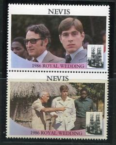 Nevis 1986 Sc 540 Value omitted Royalty MNH 7013