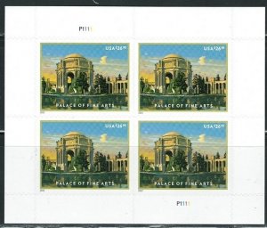 1 Sheets of 4pcs, Palace of fine arts  forever stamps