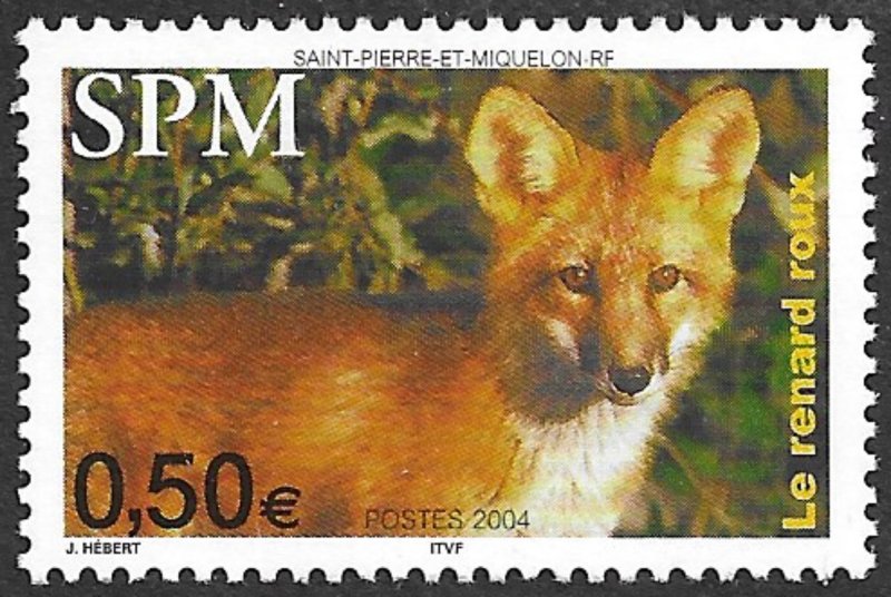 ST. PIERRE & MIQUELON Sc. 777 Red Fox 2004 MNH
