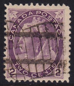Canada - 1899 - Scott #76a - used - Victoria Thick Paper
