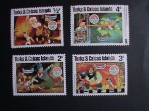 ​DISNEY-TURKS & CAICOS ISLAND STAMP-1980   DISNEY CHRISTMAS-PINOCCHIO