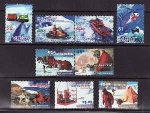 1996-97 Australian Antarctic Territory AAT L102-L110 Research 50th MNH Cv$19.30