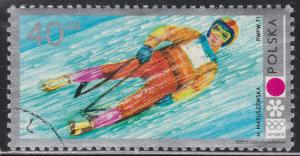 Poland 1871 Olympic Luge, Sapporo '72 40Gr 1972