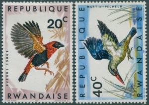 Rwanda 1967 SG208-209 20c Birds (2) MLH