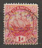 Bermuda SG 78c Type II   FU  see description details