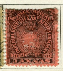 BRITISH KUT; ; 1890 East Africa Company fine used 3a. value