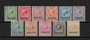 Nauru Scott # 1-12 VF-OG scv $ 104 ! nice colors ! see pic !