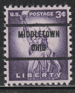 Precancel - Middleton, OH - PSS 1035-71 - Better Bureau Issue