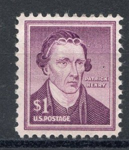 1052 * PATRICK HENRY *   U.S. Postage Stamp MNH  