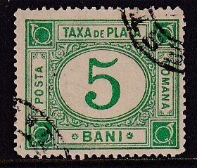 Romania (1890-96) Sc J19 used