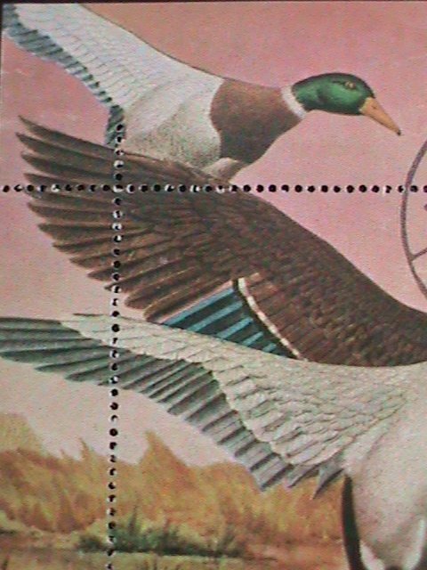 FUJEIRA STAMP:1973 COLORFUL LOVELY WATER DUCK CTO S/S SHEET VERY FINE