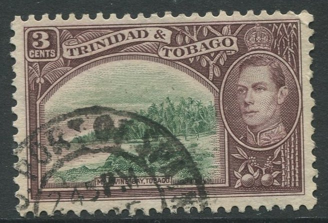 STAMP STATION PERTH Trinidad &Tobago #52A KGVI Pictorial Definitive Used 1938-41