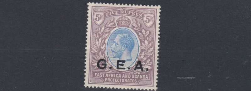 TANGANYIKA   1921      S G  68  5R    OLIVE &  DULL PURPLE  MH     CAT £180 