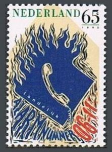 Netherlands 764 2 stamps,MNH.Michel 1391. National emergency phone number, 1990.