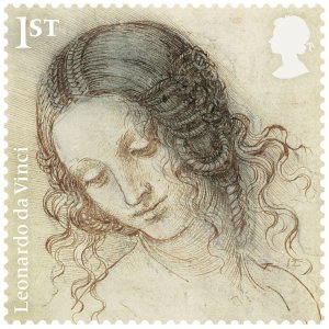 Stamps Great Britain  - Leonardo da Vinci Stamp Set