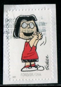 5726j US (60c) Charles M Schulz - Marcie SA, used on paper